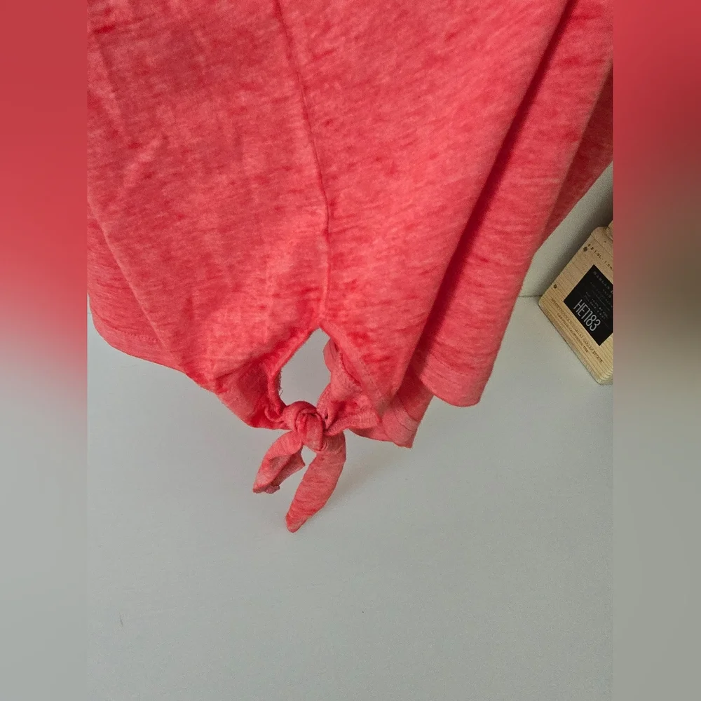 Juicy Couture Pink Rhinestone Cutout Tee – Size XL - Picture 5 of 6